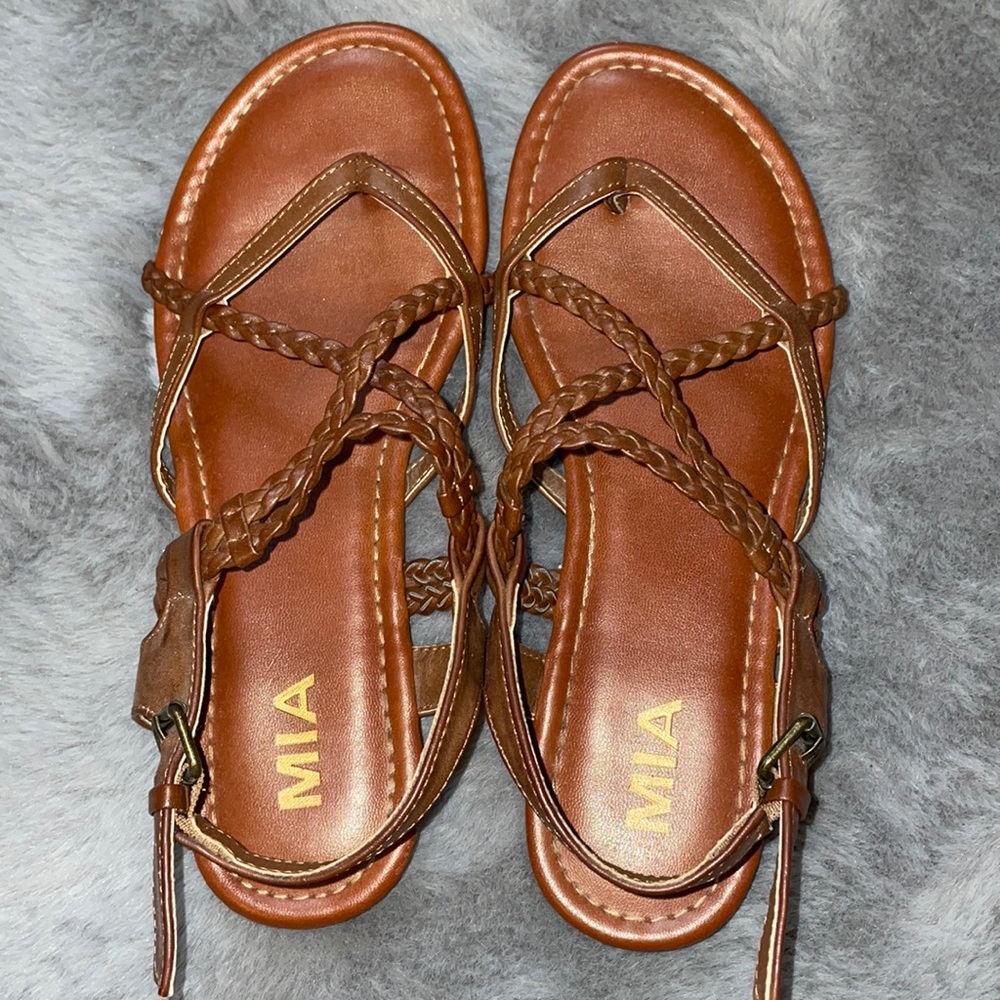 Braided sandals